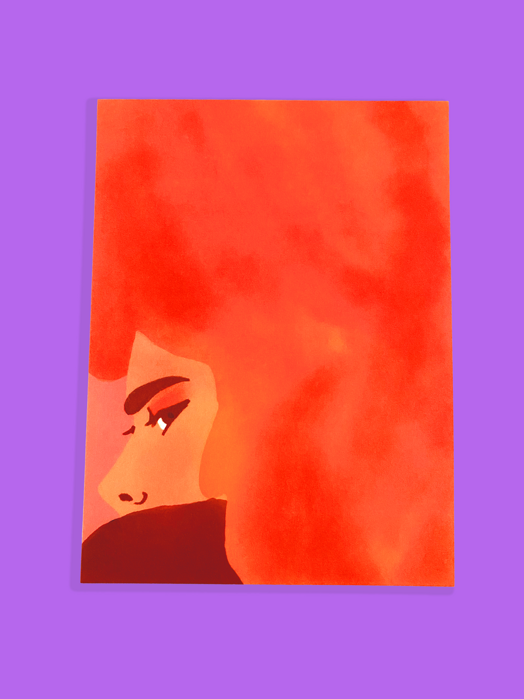 Burning Out Postcard