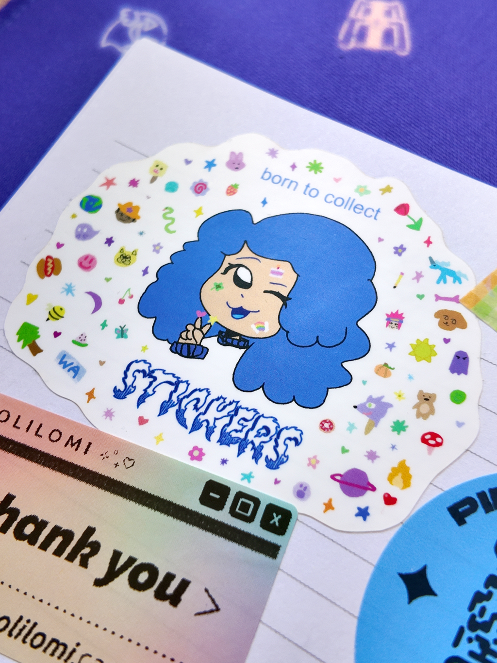 Born to Collect Stickers Sticker