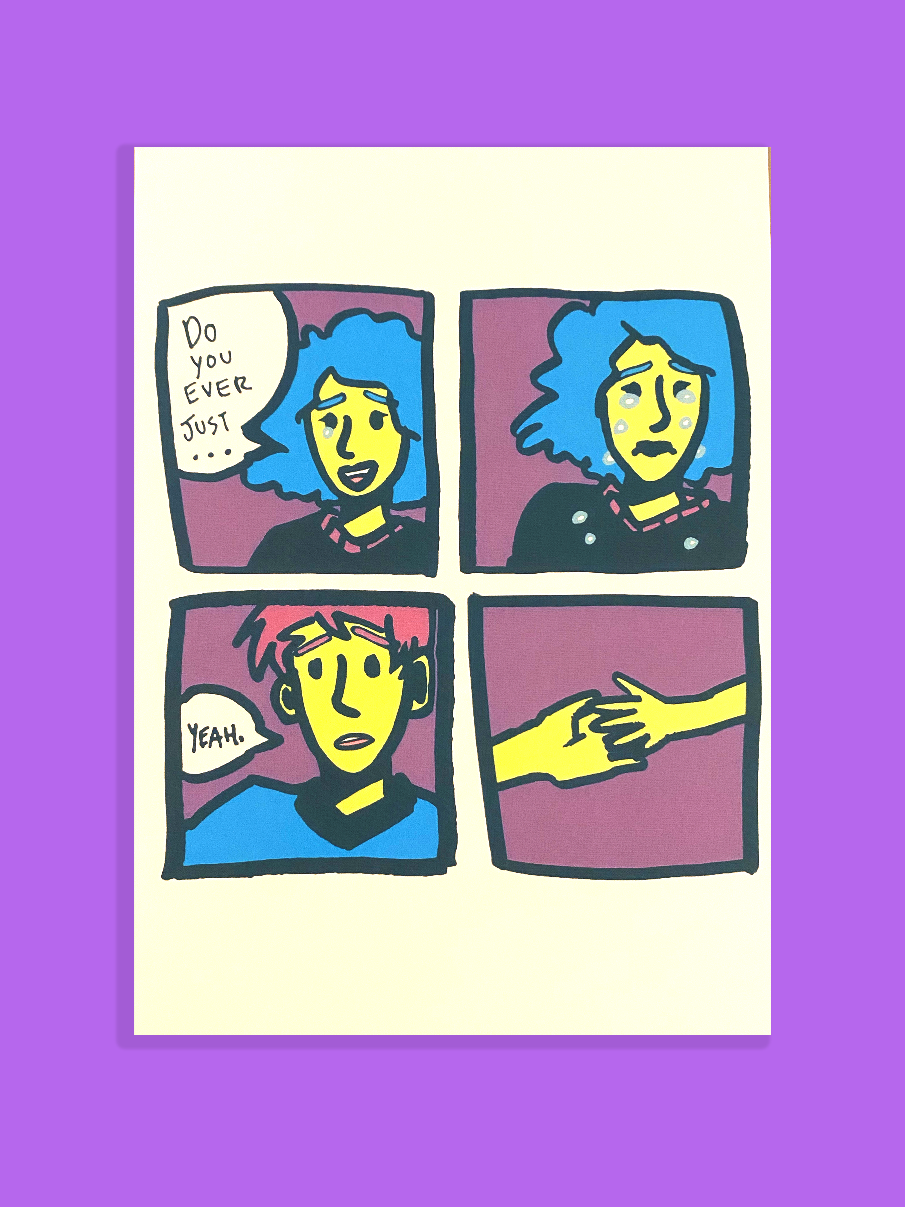 "Yeah" Comic Postcard