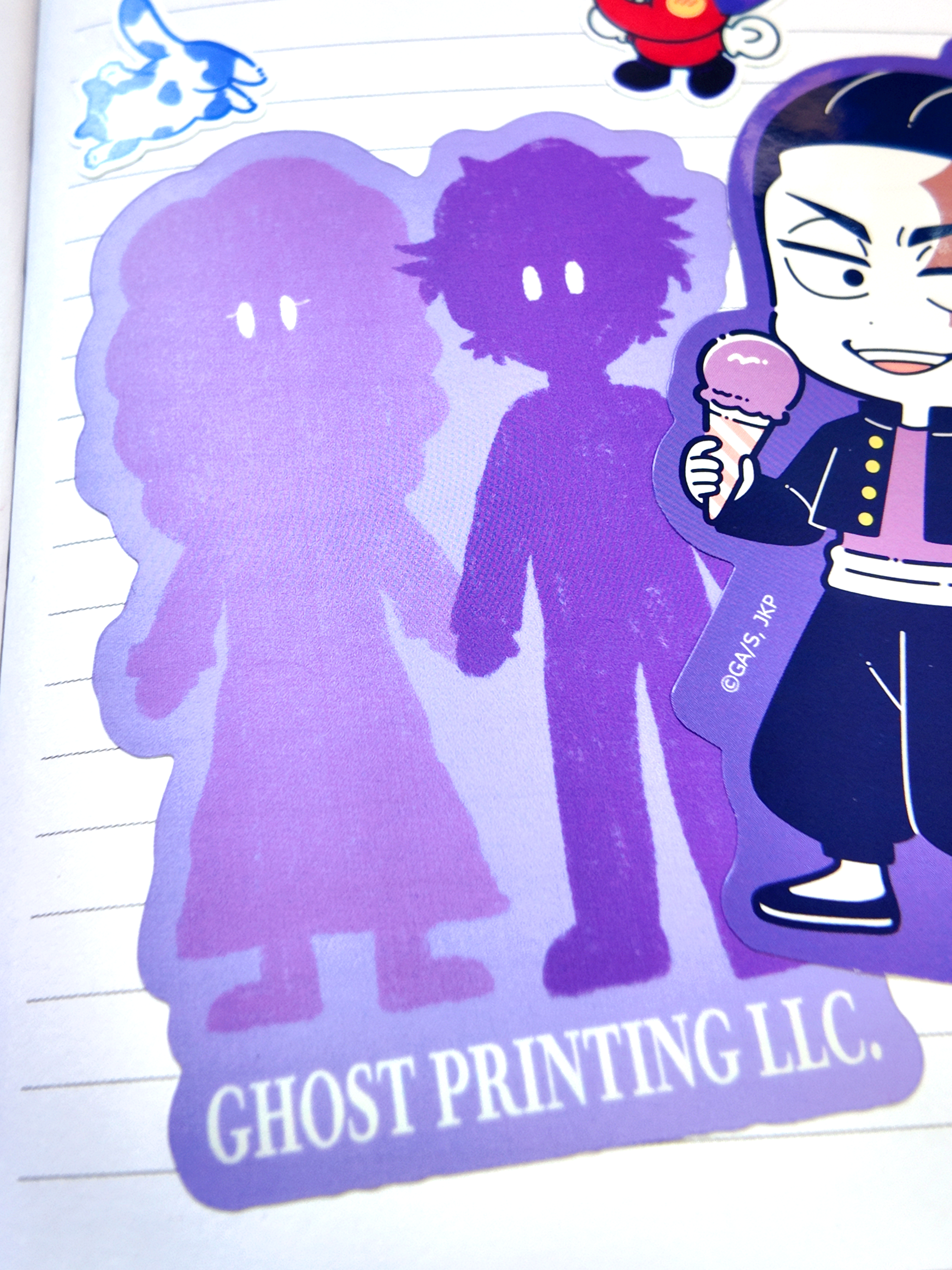 Ghost Printing LLC. Logo Sticker