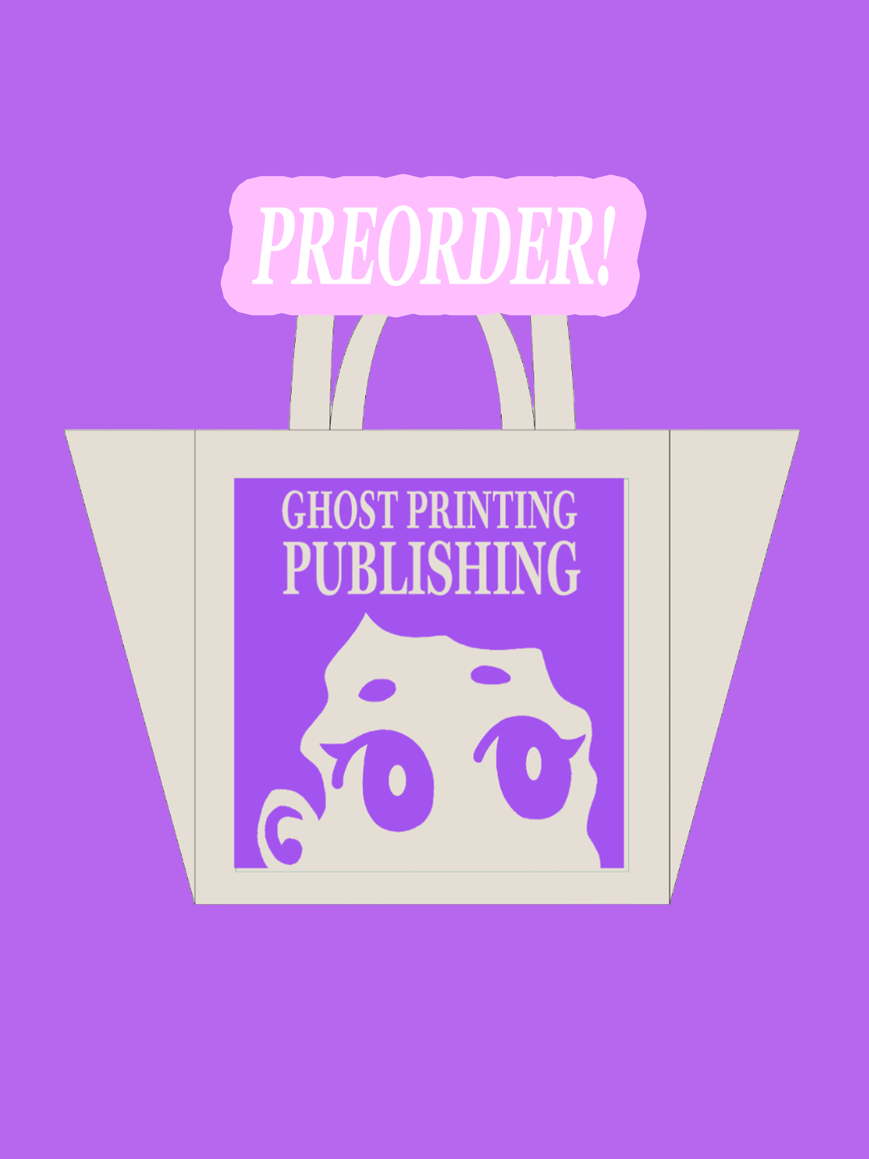 [PREORDER] Ghost Printing Tote Bag