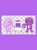 Ghost Printers Sticker (Clear BG)