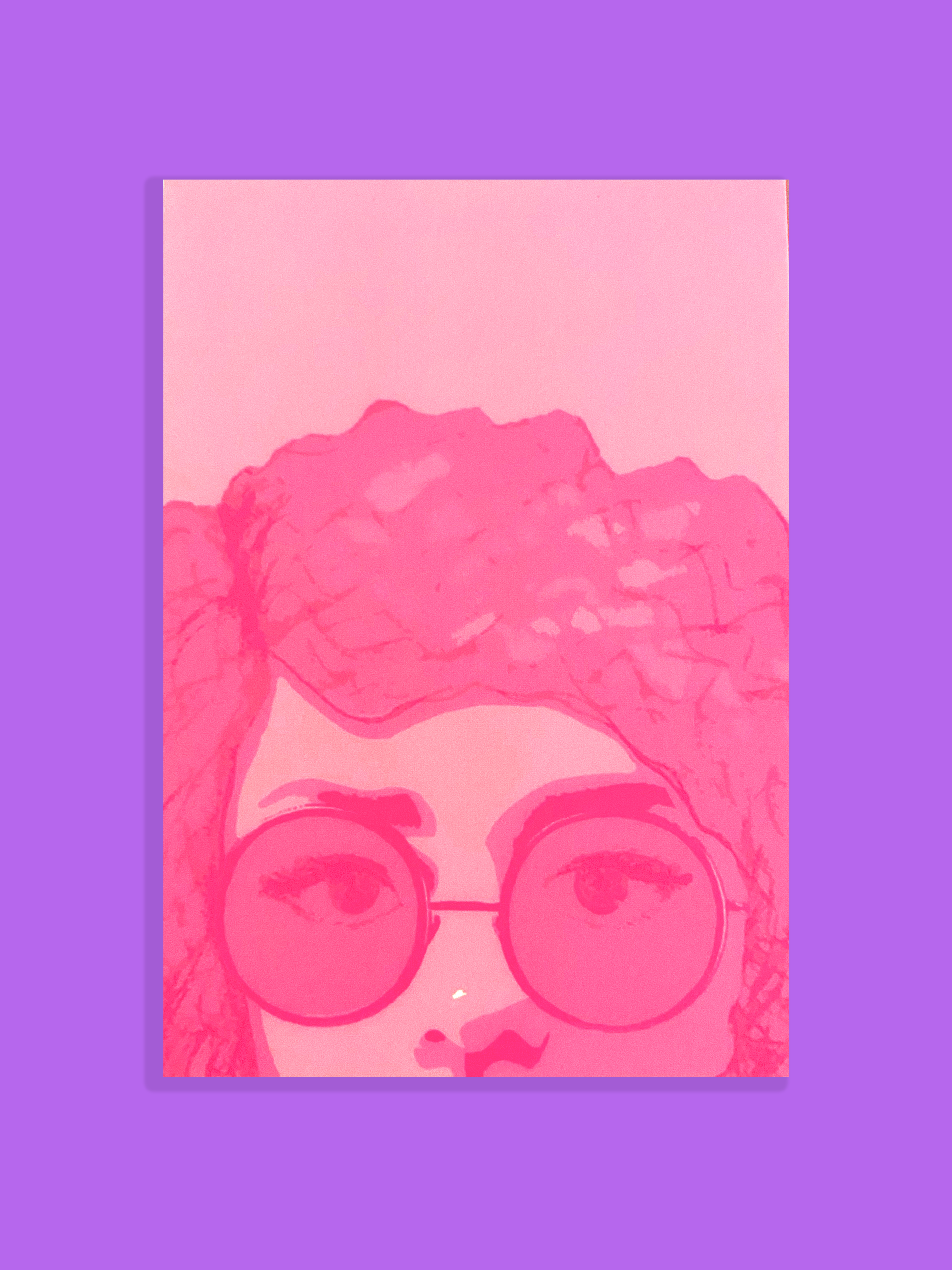 Rose Colored Glasses Postcard