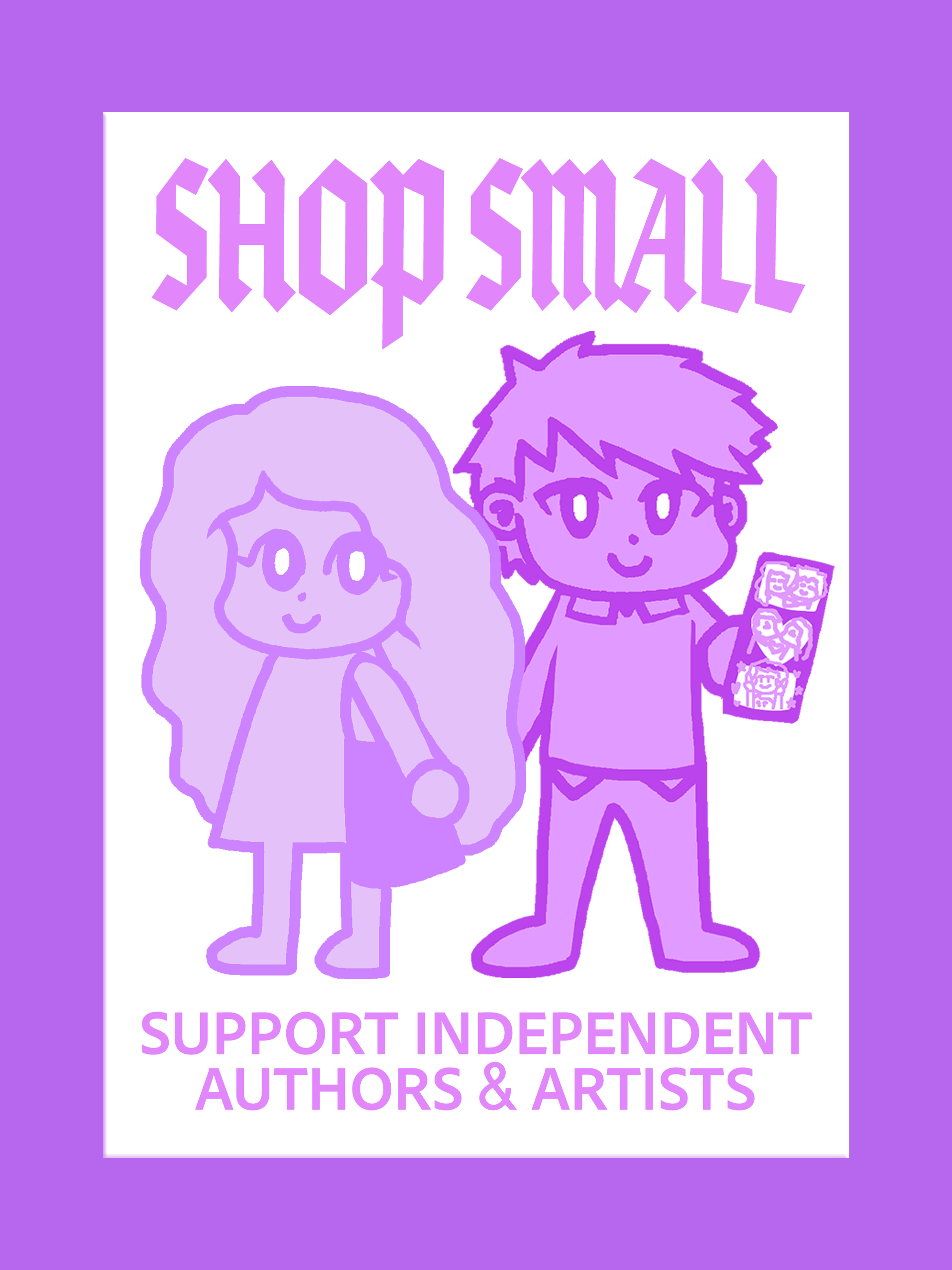 Shop Small! Art Print Postcard