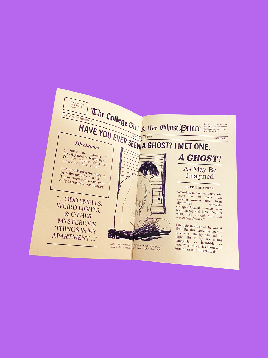 The College Girl and Her Ghost Prince Zine