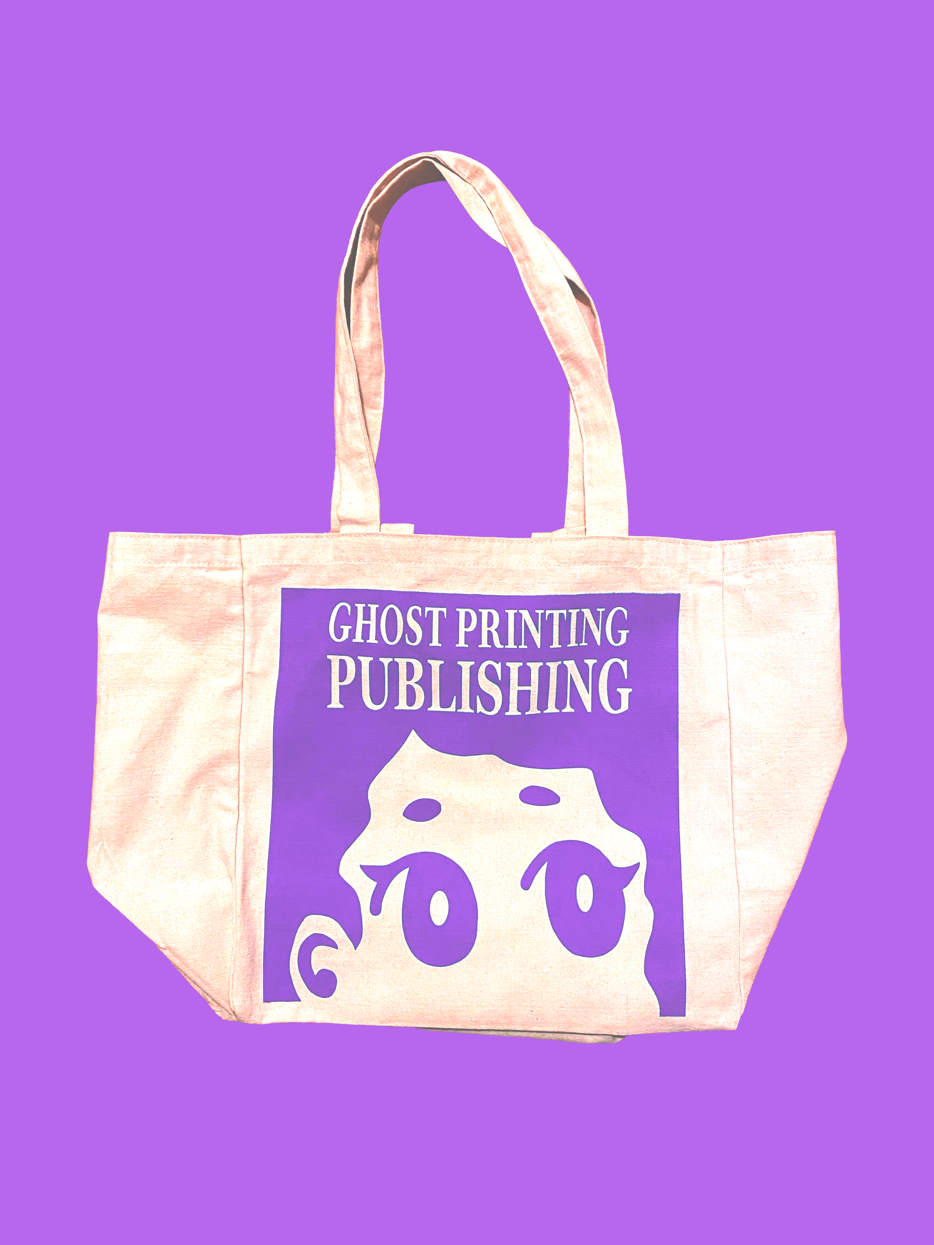 Ghost Printing Tote Bag